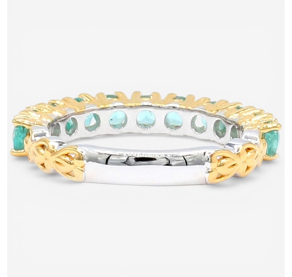 Image 752284_ALTMORE2.jpg, Product 752-284 / Price $199.99, Gems En Vogue Palladium Silver Gemstone Half Eternity Band Ring from Gems En Vogue on TSC.ca's Jewellery department