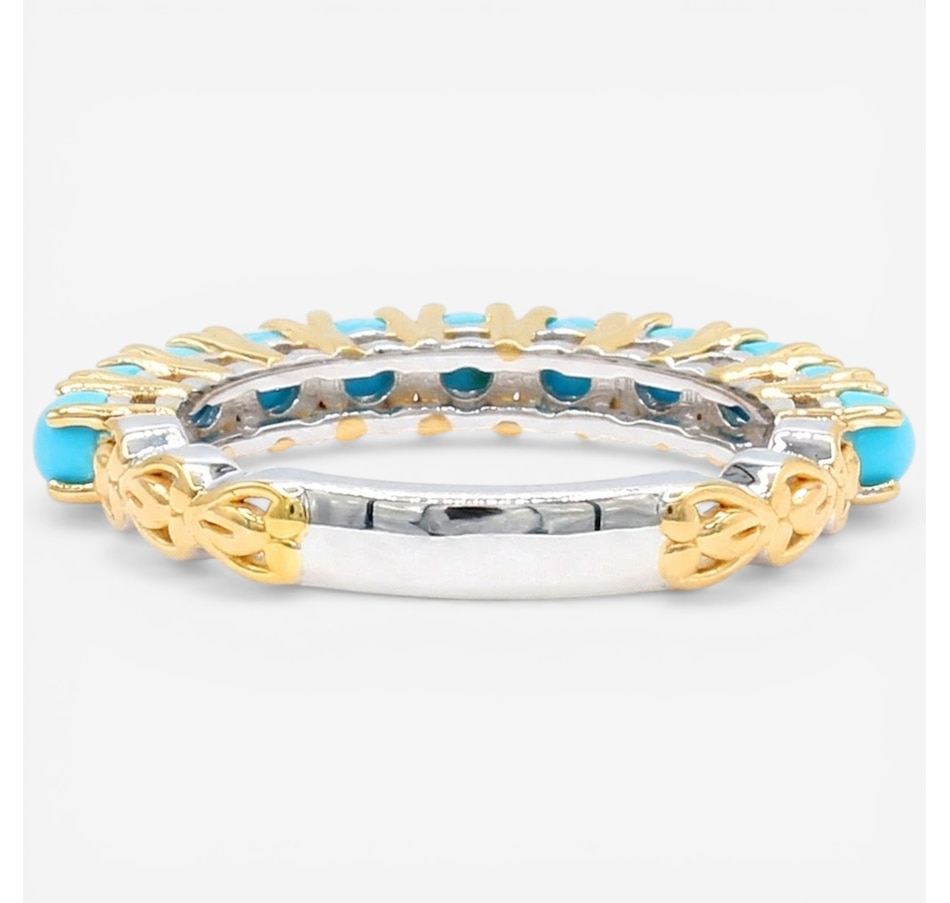 Image 752284_ALTMORE8.jpg, Product 752-284 / Price $199.99, Gems En Vogue Palladium Silver Gemstone Half Eternity Band Ring from Gems En Vogue on TSC.ca's Jewellery department