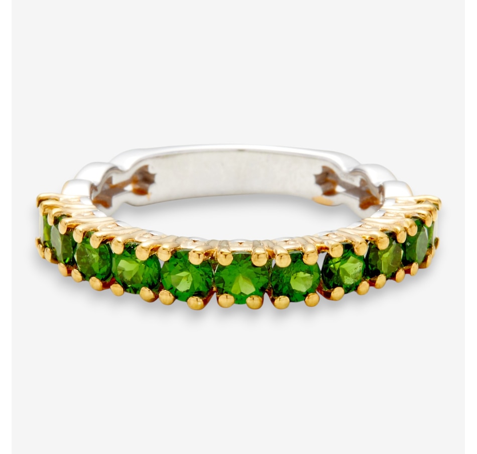 Image 752284_CMD.jpg, Product 752-284 / Price $199.99, Gems En Vogue Palladium Silver Gemstone Half Eternity Band Ring from Gems En Vogue on TSC.ca's Jewellery department