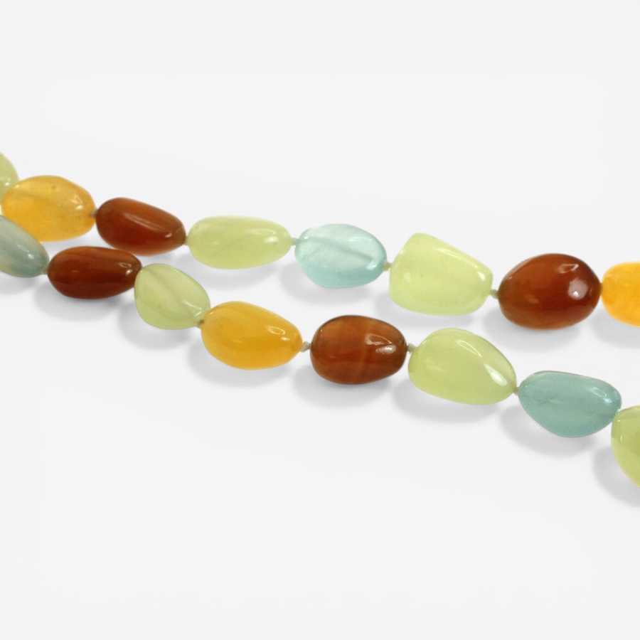 Image 752302_ALTMORE1.jpg, Product 752-302 / Price $289.99, Gems En Vogue Palladium Silver Multi Coloured Aragonite Bead Necklace from Gems En Vogue on TSC.ca's Jewellery department