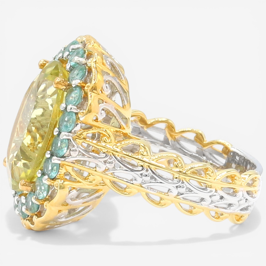 Image 752308_ALTMORE1.jpg, Product 752-308 / Price $399.99,  Gems En Vogue Palladium Silver Ouro Verde & Dauphin Apatite Ring from Gems En Vogue on TSC.ca's Jewellery department