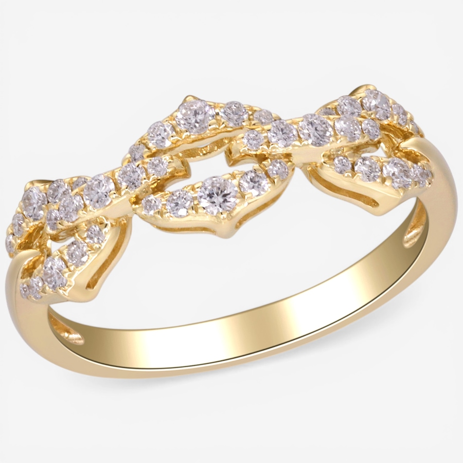Image 752344_ALTMORE2.jpg, Product 752-344 / Price $1,999.99, 14K Yellow Gold Link Design Diamond Ring from Diamond Show on TSC.ca's Jewellery department
