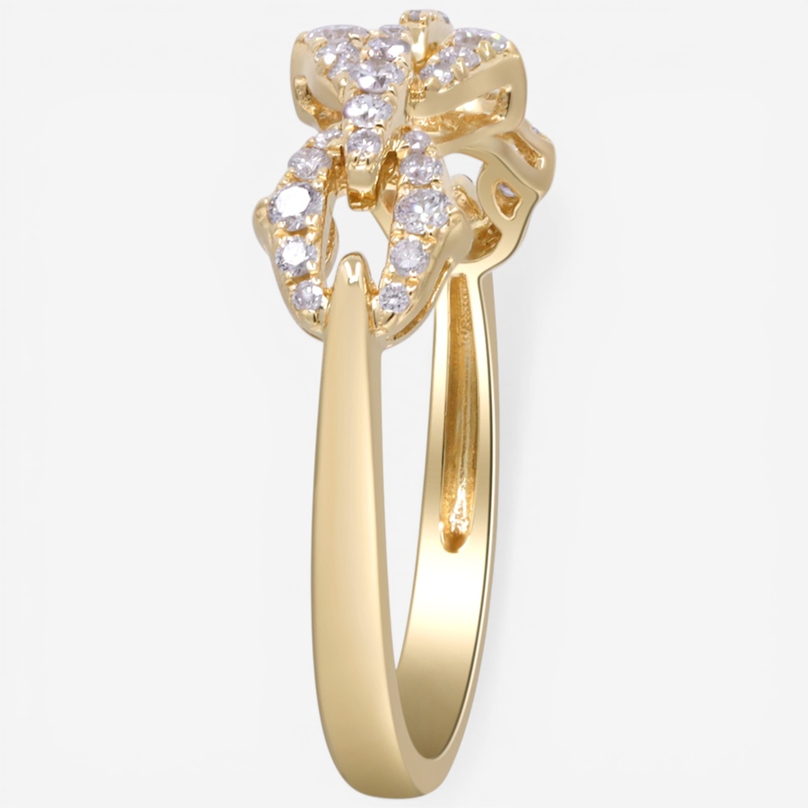 Image 752344_ALTMORE3.jpg, Product 752-344 / Price $1,999.99, 14K Yellow Gold Link Design Diamond Ring from Diamond Show on TSC.ca's Jewellery department