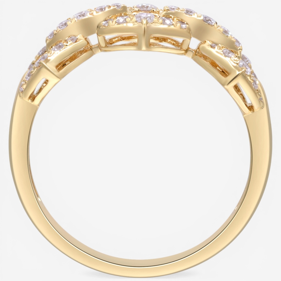 Image 752344_ALTMORE4.jpg, Product 752-344 / Price $1,999.99, 14K Yellow Gold Link Design Diamond Ring from Diamond Show on TSC.ca's Jewellery department
