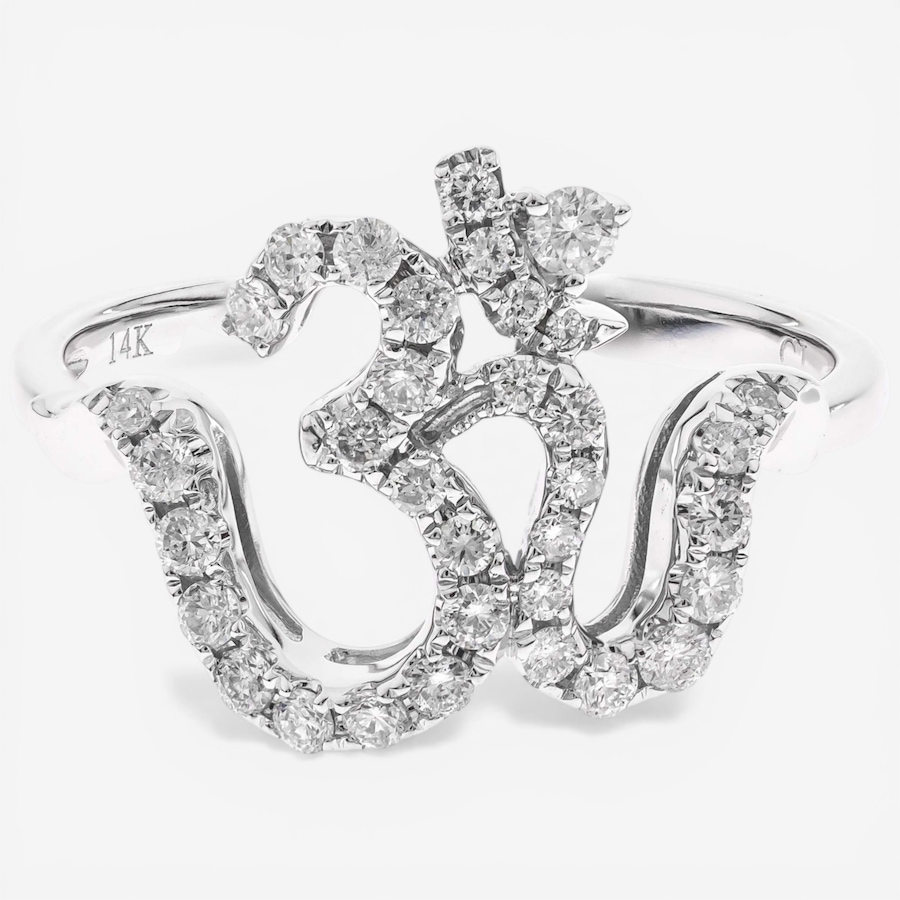 Image 752345_WGL.jpg, Product 752-345 / Price $2,399.99, 14K Gold Link Design Diamond Ring from Diamond Show on TSC.ca's Jewellery department