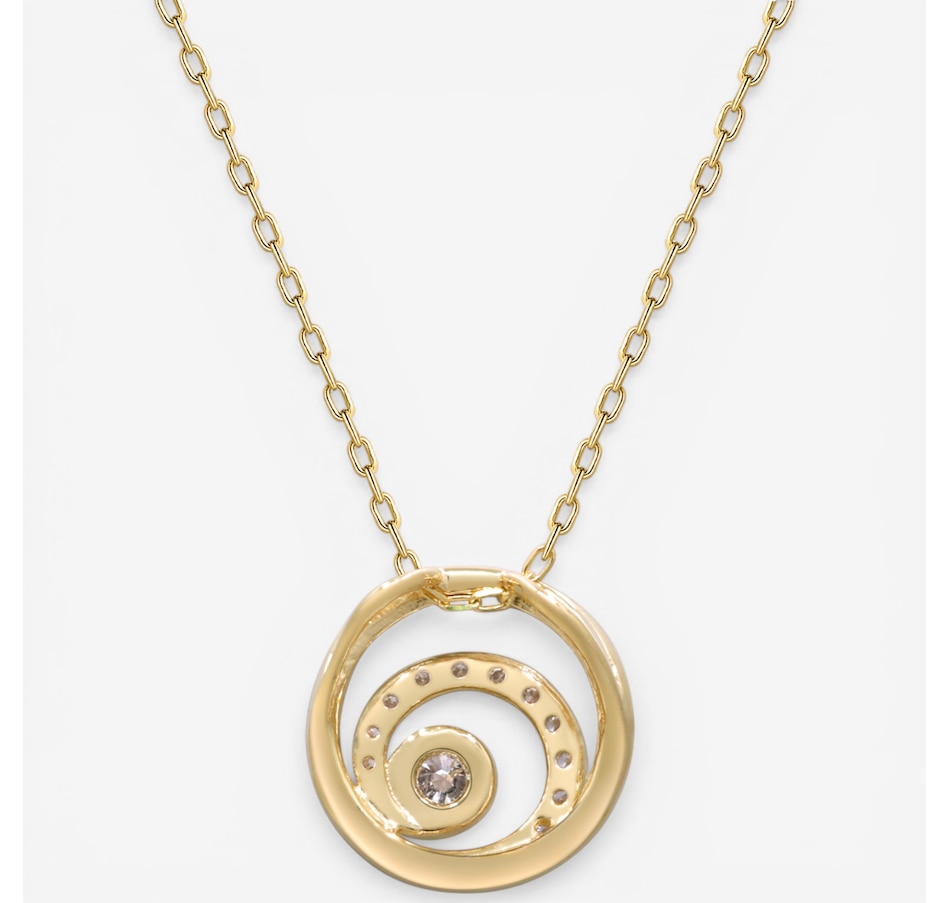 Image 752348_ALTMORE2.jpg, Product 752-348 / Price $1,199.99, 14K Yellow Gold Bezel Set Diamond Pendant with Chain from Diamond Show on TSC.ca's Jewellery department