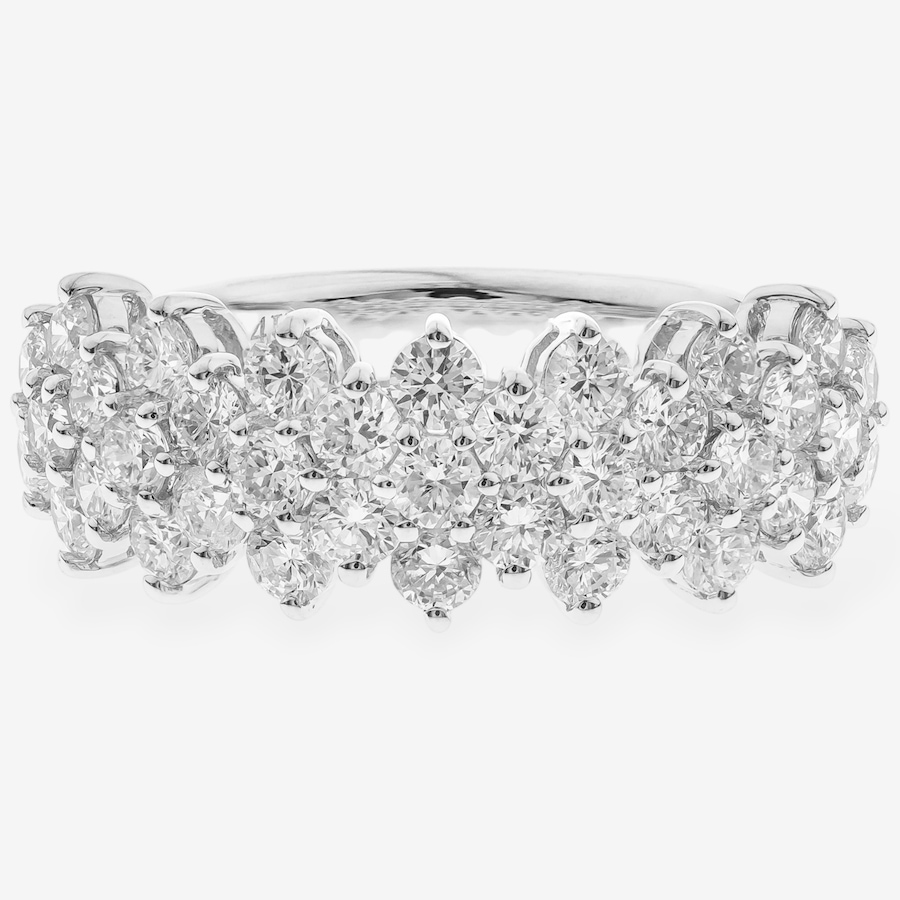Image 752363.jpg, Product 752-363 / Price $5,299.99, 14K White Gold Diamond Cluster Ring from Diamond Show on TSC.ca's Jewellery department