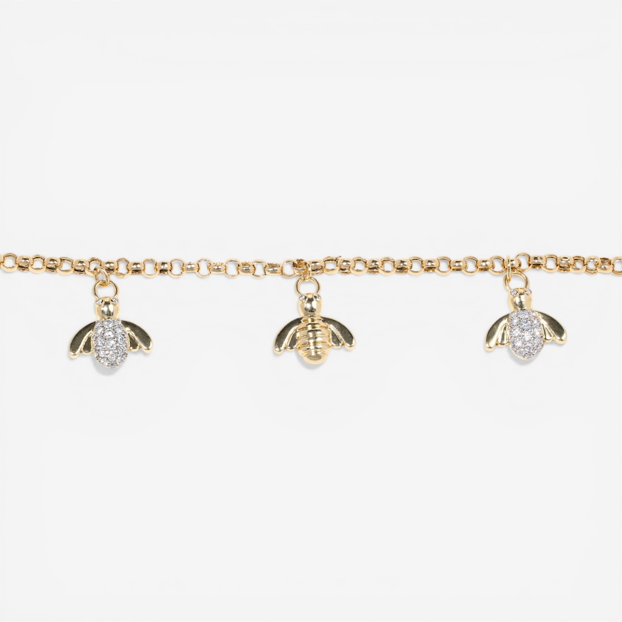 Image 752375_ALTMORE1.jpg, Product 752-375 / Price $6,495.00, Estate Originals 14K Yellow Gold Bee Motif Charm Bracelet from Estate Originals on TSC.ca's Jewellery department