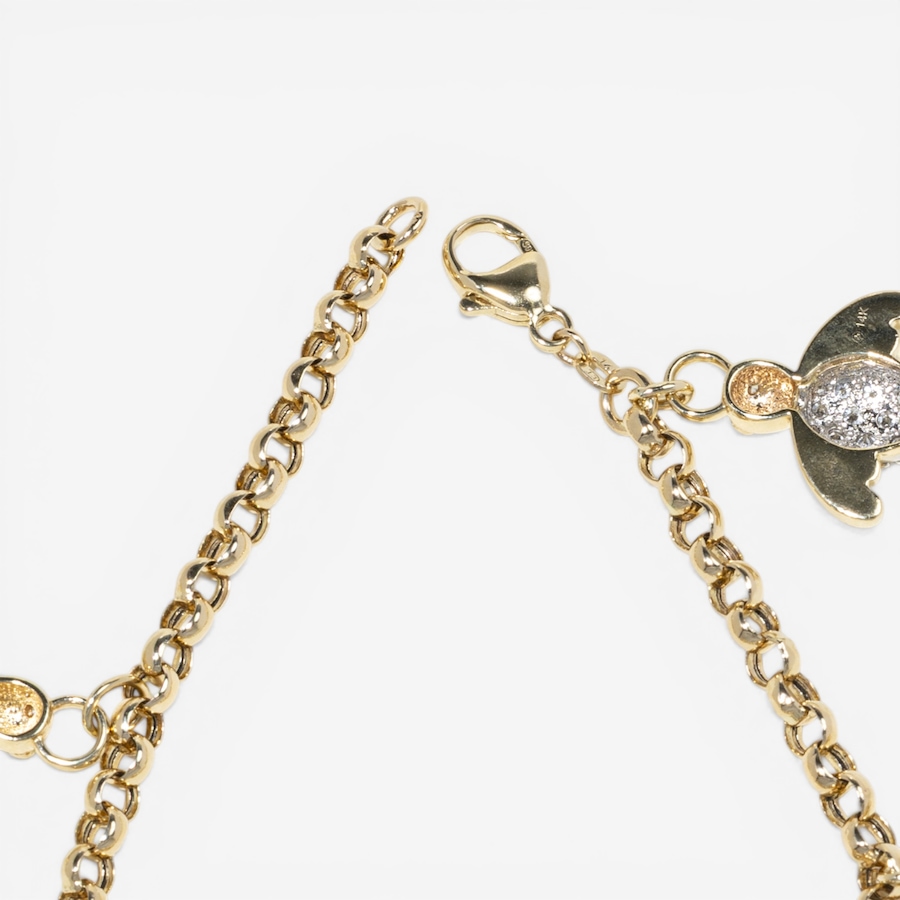 Image 752375_ALTMORE3.jpg, Product 752-375 / Price $6,495.00, Estate Originals 14K Yellow Gold Bee Motif Charm Bracelet from Estate Originals on TSC.ca's Jewellery department