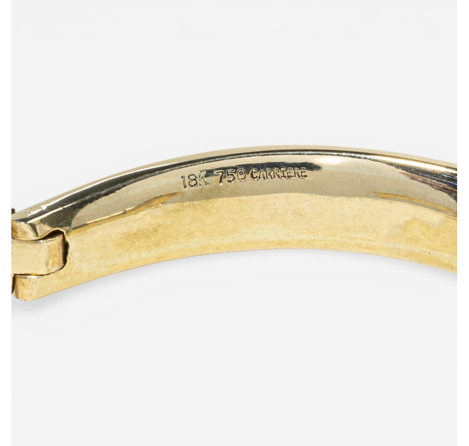 Image 752394_ALTMORE5.jpg, Product 752-394 / Price $16,995.00, Estate Originals 18K Yellow Gold Tapered Baguette-Cut Diamond Circle Bangle Bracelet from Estate Originals on TSC.ca's Jewellery department