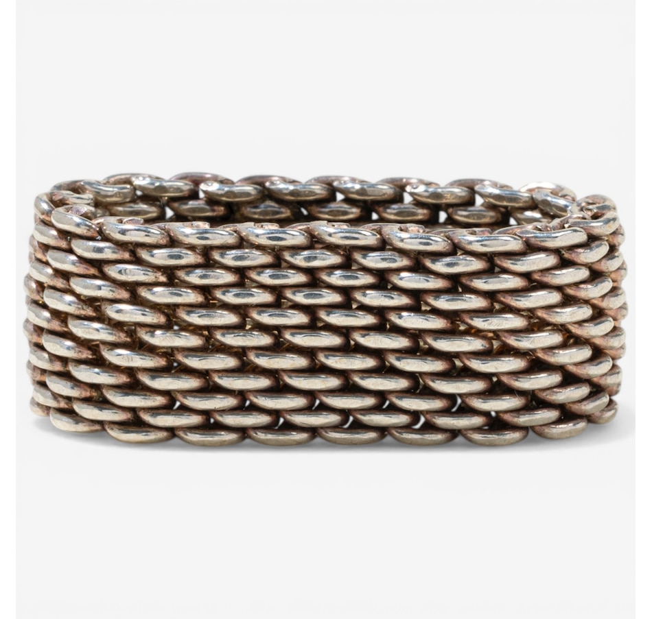 Image 752396_ALTMORE2.jpg, Product 752-396 / Price $495.00, Estate Originals Sterling Silver Tiffany & Co. Somerset Mesh Ring from Estate Originals on TSC.ca's Jewellery department