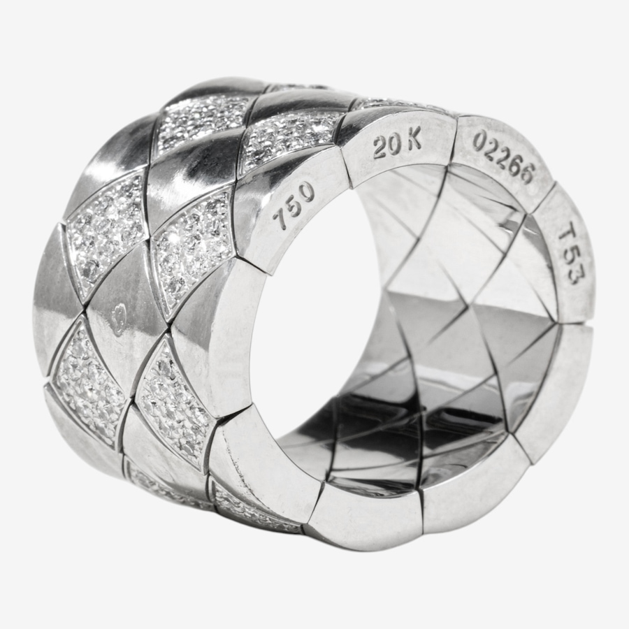 Image 752424_ALTMORE2.jpg, Product 752-424 / Price $19,995.00, Estate Originals 18K White Gold Chanel Coco Crush Diamond Ring from Estate Originals on TSC.ca's Jewellery department