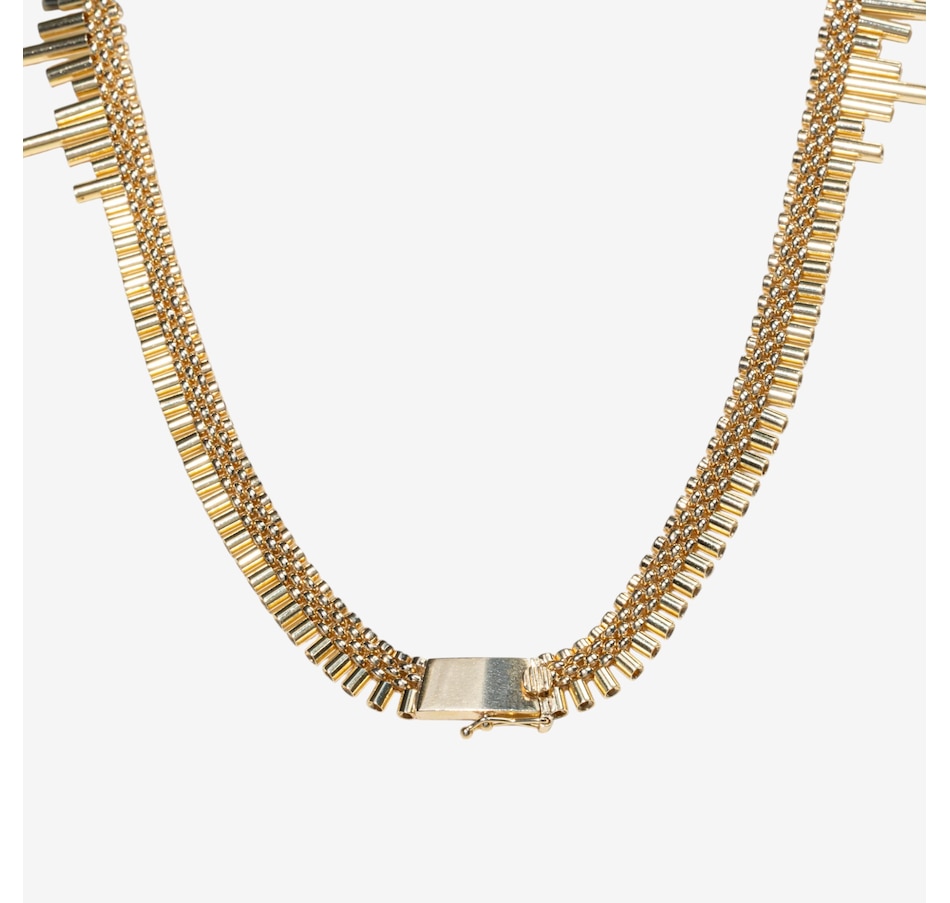 Image 752440_ALTMORE2.jpg, Product 752-440 / Price $11,995.00, Estate Originals 14K Yellow Gold 15" Cleopatra-Style Diamond Necklace from Estate Originals on TSC.ca's Jewellery department