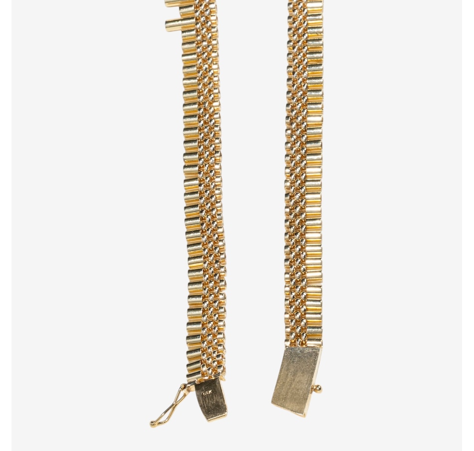 Image 752440_ALTMORE4.jpg, Product 752-440 / Price $11,995.00, Estate Originals 14K Yellow Gold 15" Cleopatra-Style Diamond Necklace from Estate Originals on TSC.ca's Jewellery department