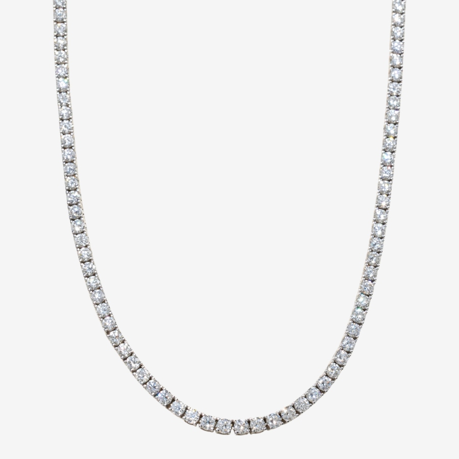 Image 752444.jpg, Product 752-444 / Price $12,995.00, Estate Originals 18K White Gold 5.55 ctw Diamond Tennis Necklace from Estate Originals on TSC.ca's Jewellery department