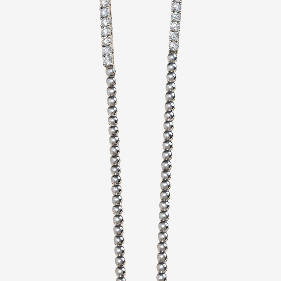 Image 752444_ALTMORE3.jpg, Product 752-444 / Price $12,995.00, Estate Originals 18K White Gold 5.55 ctw Diamond Tennis Necklace from Estate Originals on TSC.ca's Jewellery department