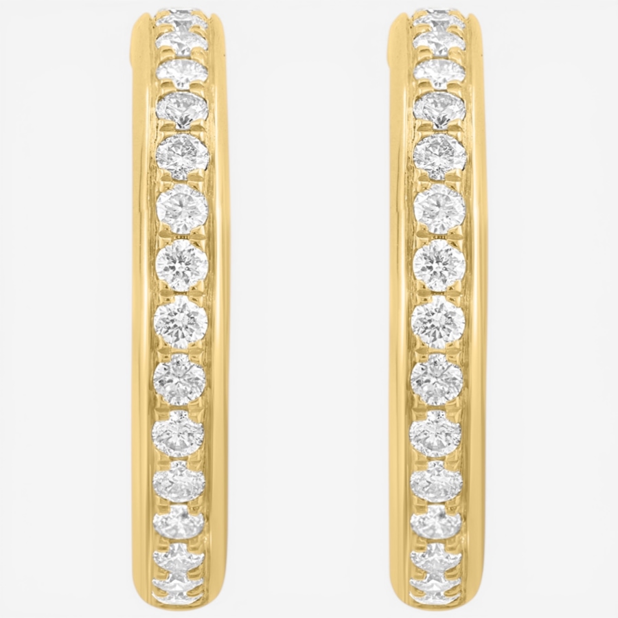Image 752460_ALTMORE1.jpg, Product 752-460 / Price $3,299.99, EFFY 14K Yellow Gold Diamond Hoop Earrings from Effy Jewellery on TSC.ca's Jewellery department