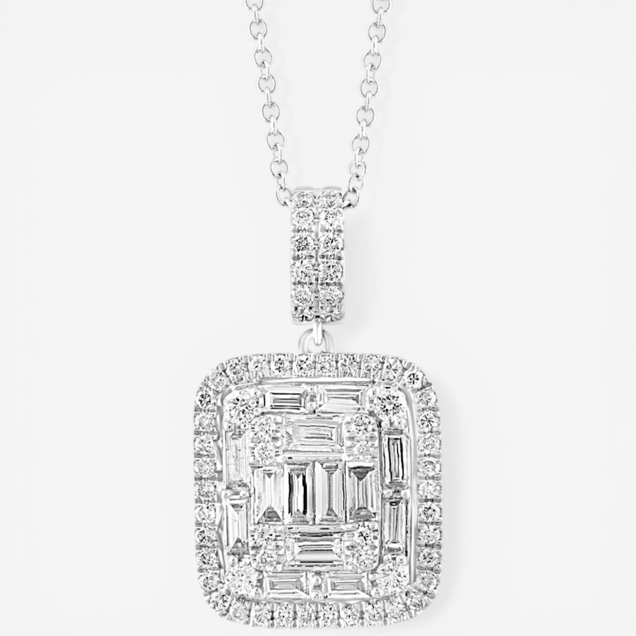 Image 752468.jpg, Product 752-468 / Price $7,499.99, EFFY 14K White Gold Diamond Pendant with Chain from Effy Jewellery on TSC.ca's Jewellery department