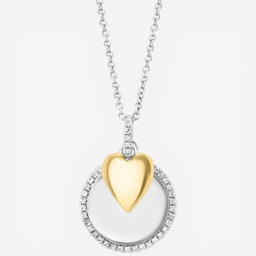 Image 752475.jpg, Product 752-475 / Price $549.99, EFFY Two Tone 0.23ctw Diamond Pendant with Chain from Effy Jewellery on TSC.ca's Jewellery department