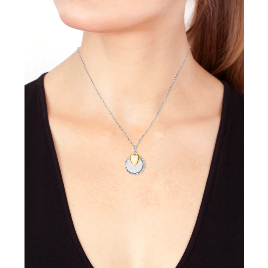 Image 752475_ALTMORE2.jpg, Product 752-475 / Price $549.99, EFFY Two Tone 0.23ctw Diamond Pendant with Chain from Effy Jewellery on TSC.ca's Jewellery department