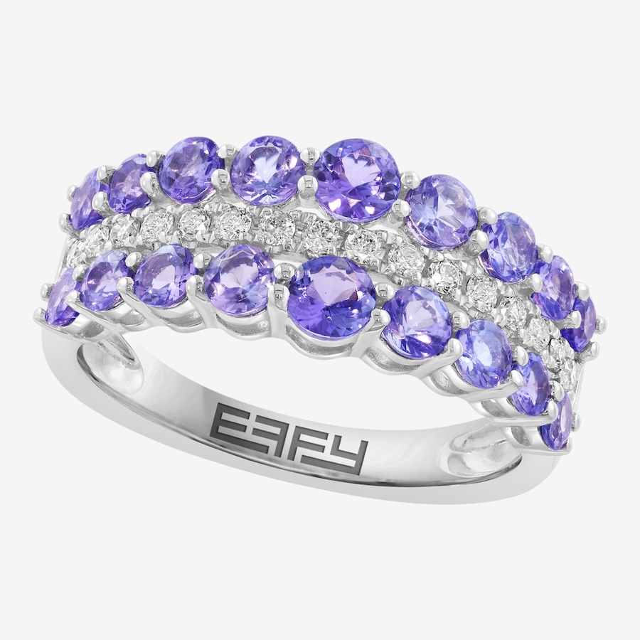 Image 752496.jpg, Product 752-496 / Price $2,899.99, EFFY 14K White Gold Tanzanite & Diamond Ring from Effy Jewellery on TSC.ca's Jewellery department