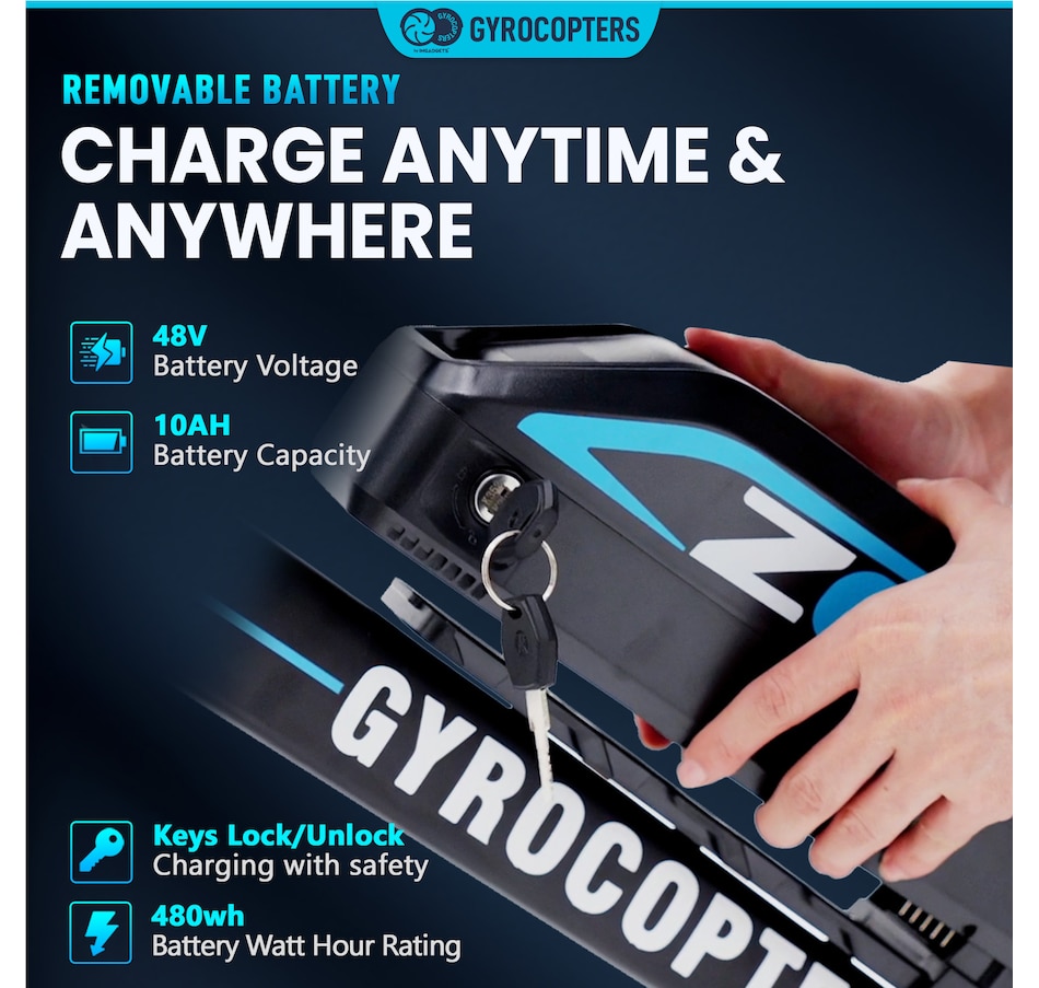 Image 752568_ALTMORE11.jpg, Product 752-568 / Price $1,299.99, Gyrocopters Zeil Mountain E-Bike from Gyrocopters on TSC.ca's Health & Fitness department