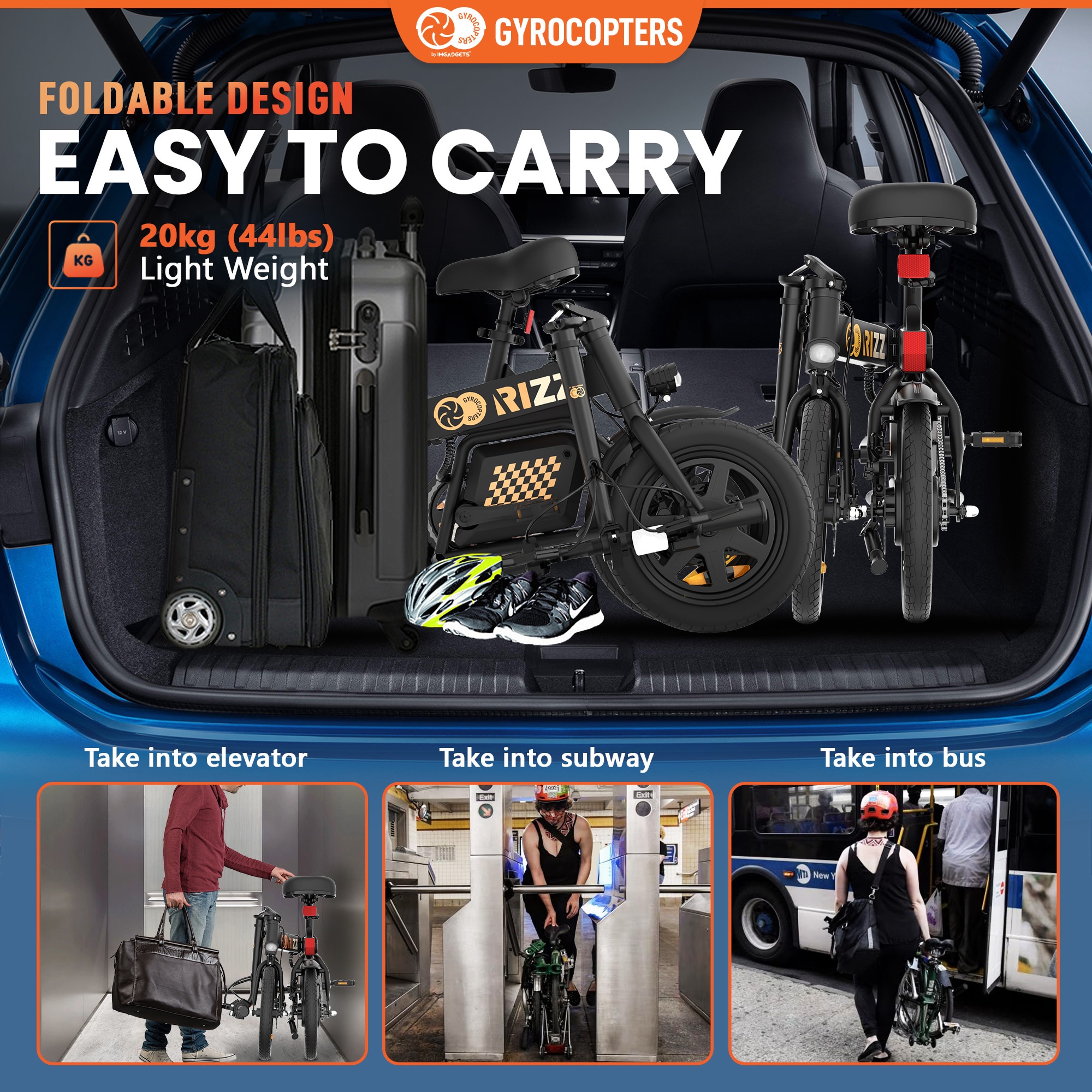 Gyrocopters Rizz Electric Bike - TSC.ca