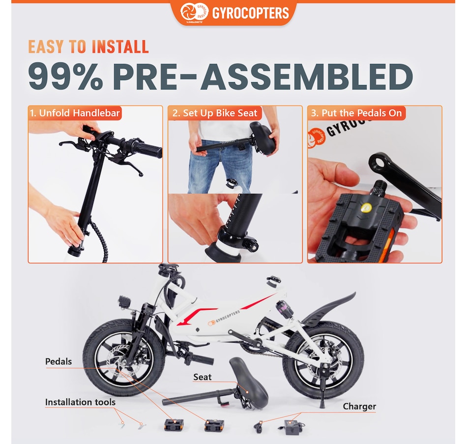 Image 752570_ALTMORE7.jpg, Product 752-570 / Price $799.99, Gyrocopters Frost Electric Bike from Gyrocopters on TSC.ca's Health & Fitness department