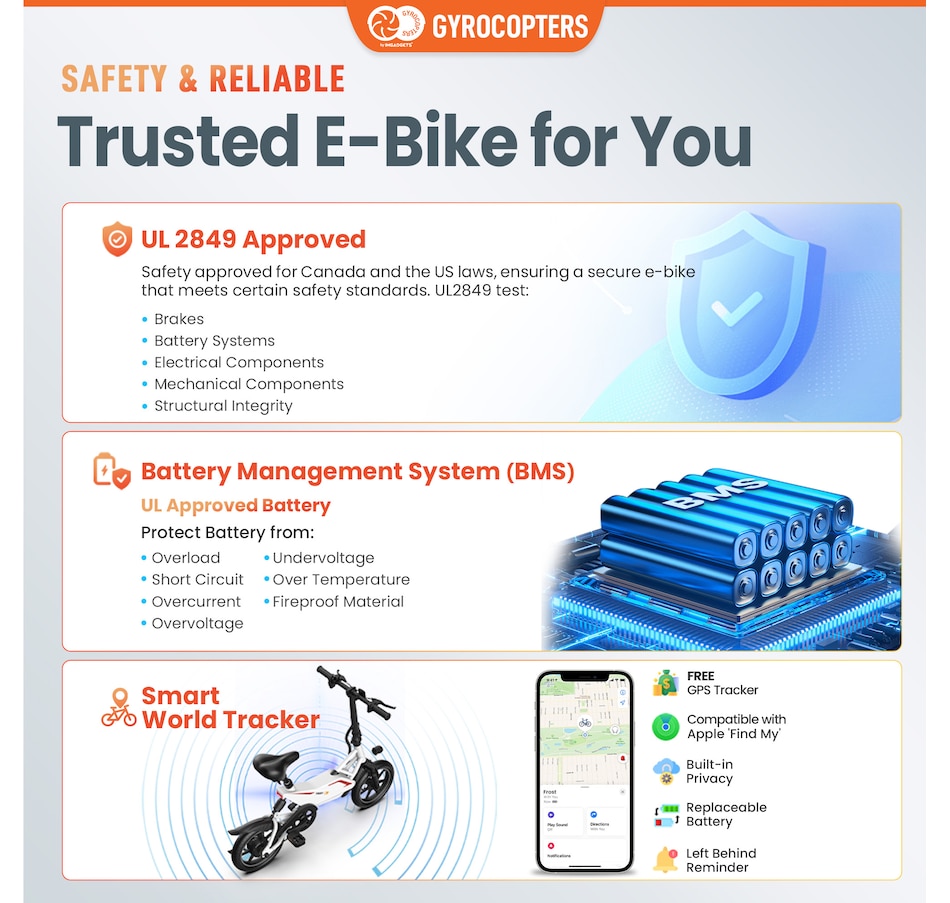 Image 752570_ALTMORE9.jpg, Product 752-570 / Price $799.99, Gyrocopters Frost Electric Bike from Gyrocopters on TSC.ca's Health & Fitness department