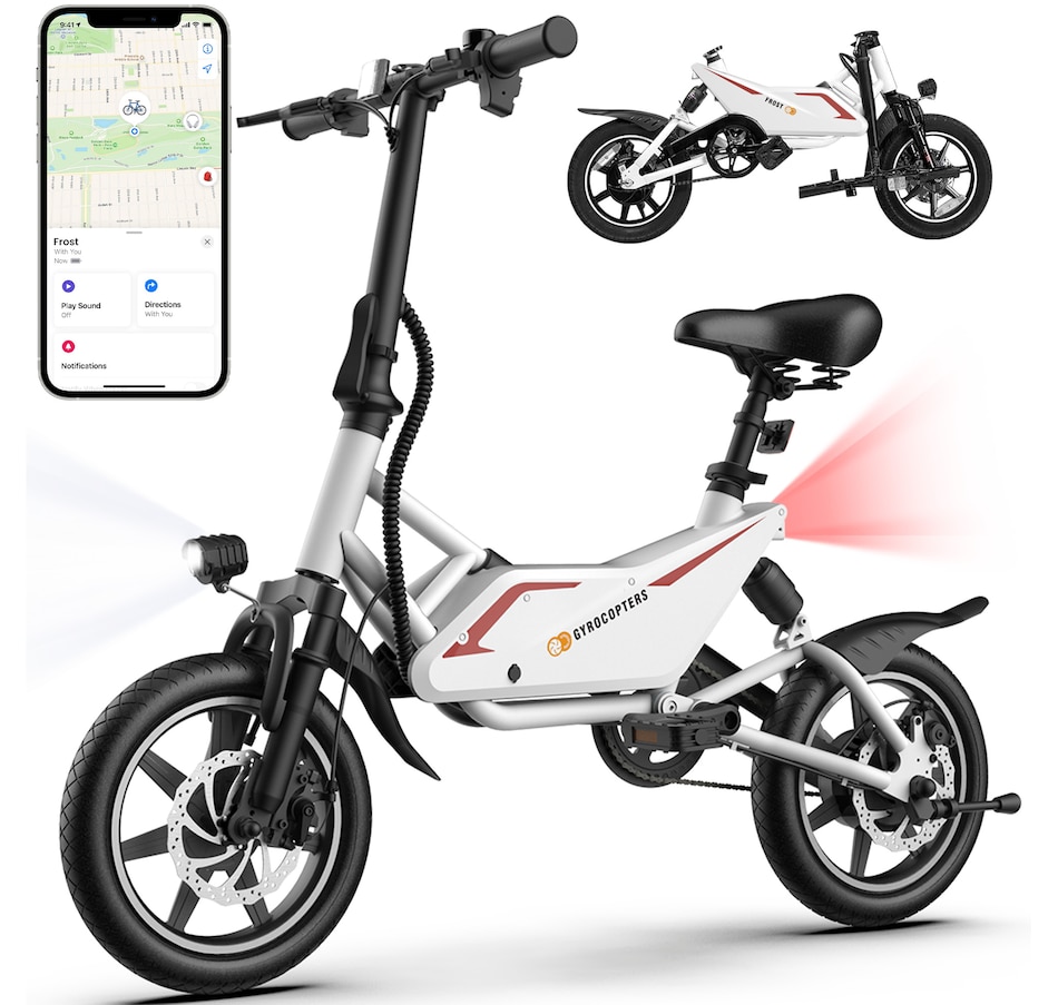 Image 752570_WHT.jpg, Product 752-570 / Price $799.99, Gyrocopters Frost Electric Bike from Gyrocopters on TSC.ca's Health & Fitness department