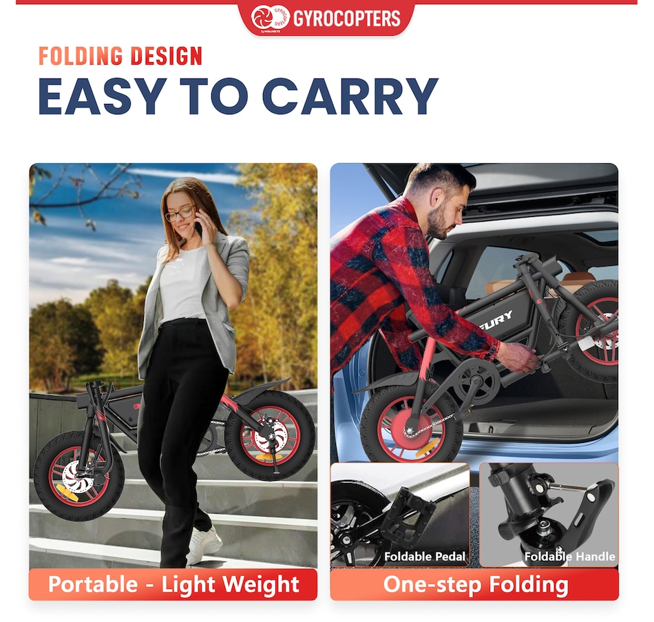 Image 752572_ALTMORE3.jpg, Product 752-572 / Price $899.99, Gyrocopters Fury Electric Bike from Gyrocopters on TSC.ca's Health & Fitness department