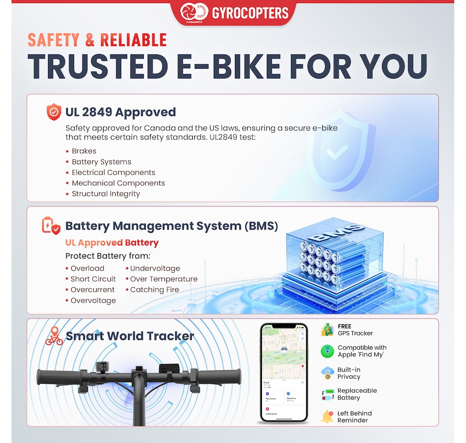 Image 752572_ALTMORE7.jpg, Product 752-572 / Price $899.99, Gyrocopters Fury Electric Bike from Gyrocopters on TSC.ca's Health & Fitness department