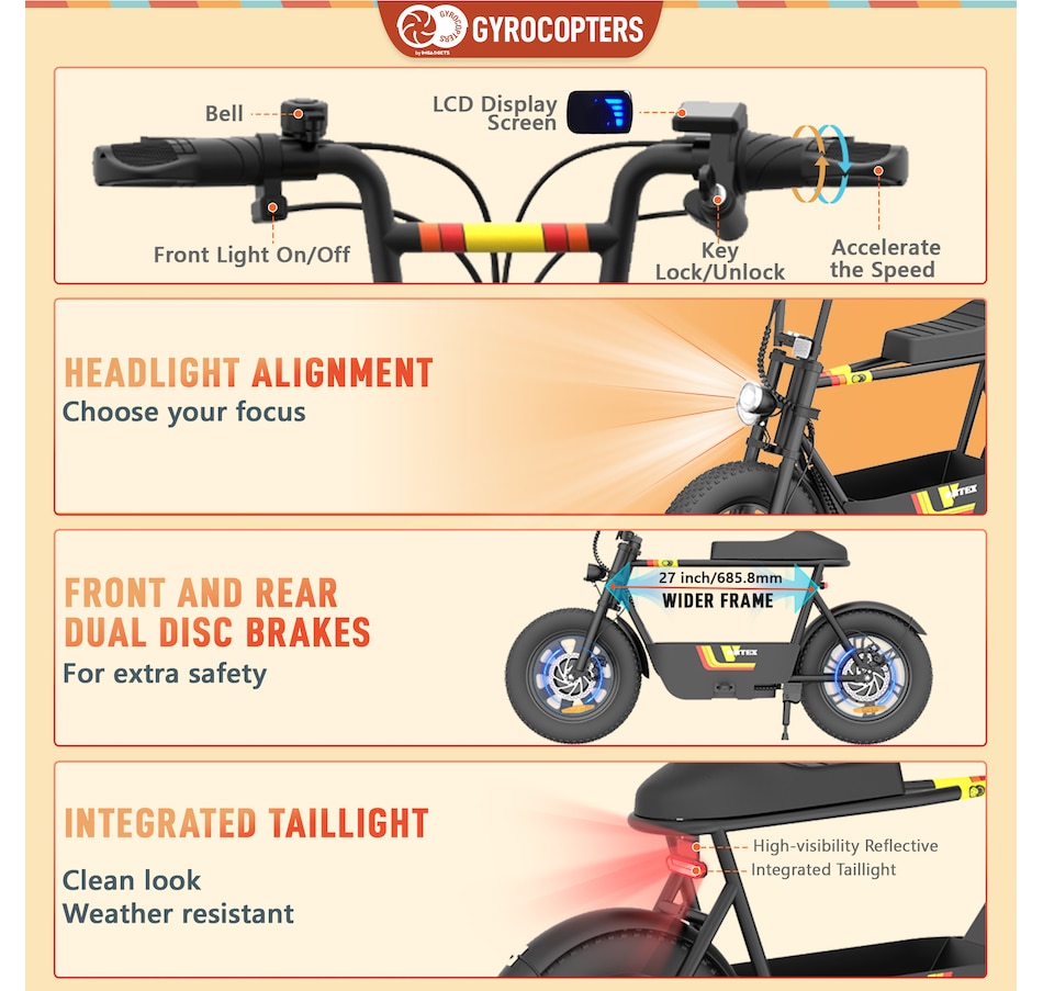 Image 752573_ALTMORE6.jpg, Product 752-573 / Price $999.99, Gyrocopters Vortex Electric Scooter from Gyrocopters on TSC.ca's Health & Fitness department