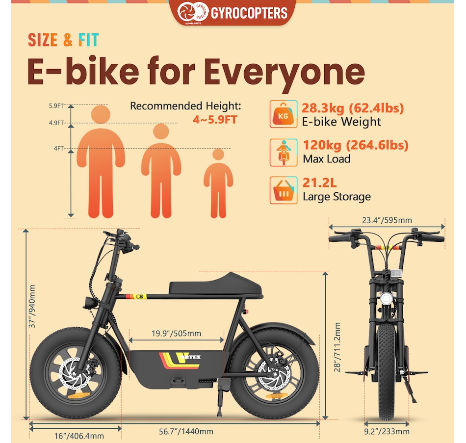 Image 752573_ALTMORE7.jpg, Product 752-573 / Price $999.99, Gyrocopters Vortex Electric Scooter from Gyrocopters on TSC.ca's Health & Fitness department