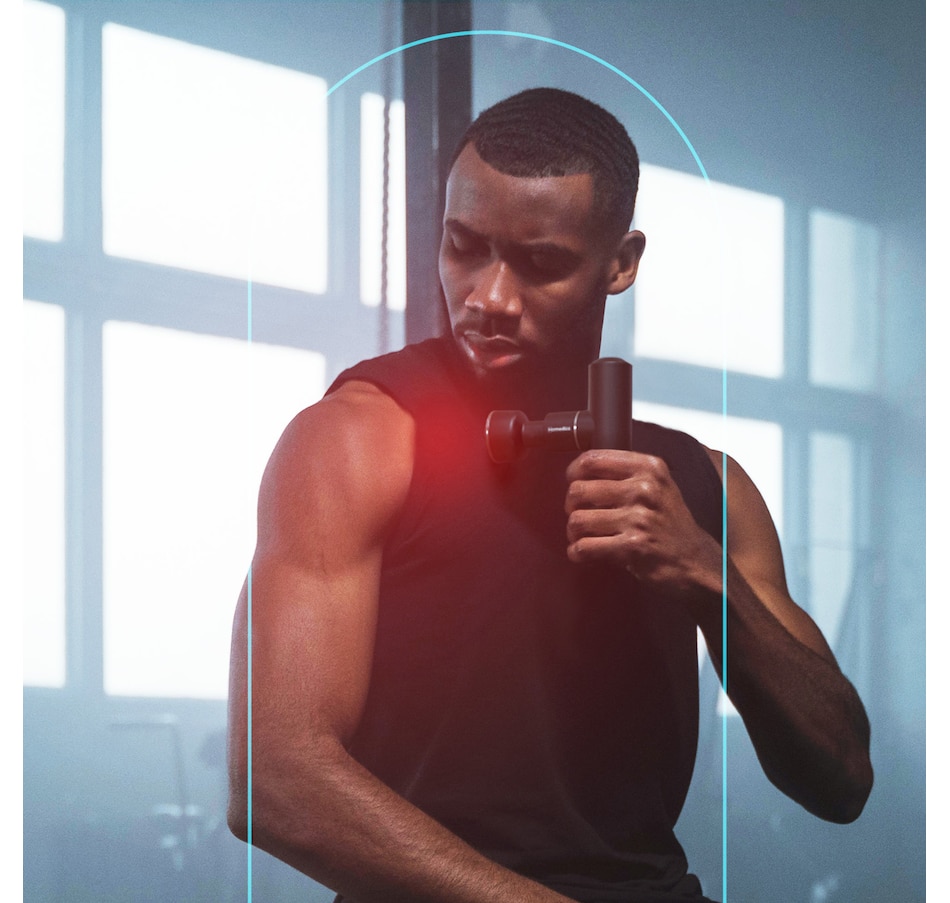 Image 752592_ALTMORE3.jpg, Product 752-592 / Price $199.99, Homedics MYTI Mini Massage Gun With Deep Heat Head from HoMedics on TSC.ca's Health & Fitness department