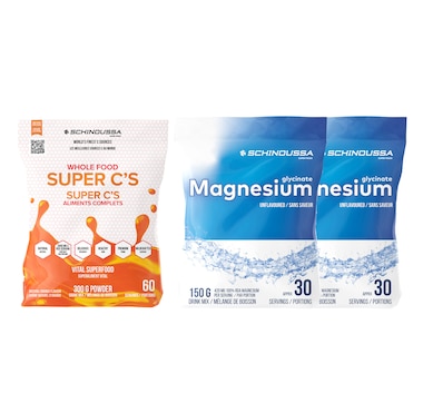 Product 752-616 / Price $79.99 , Schinoussa Magnesium with Super C's Bundle