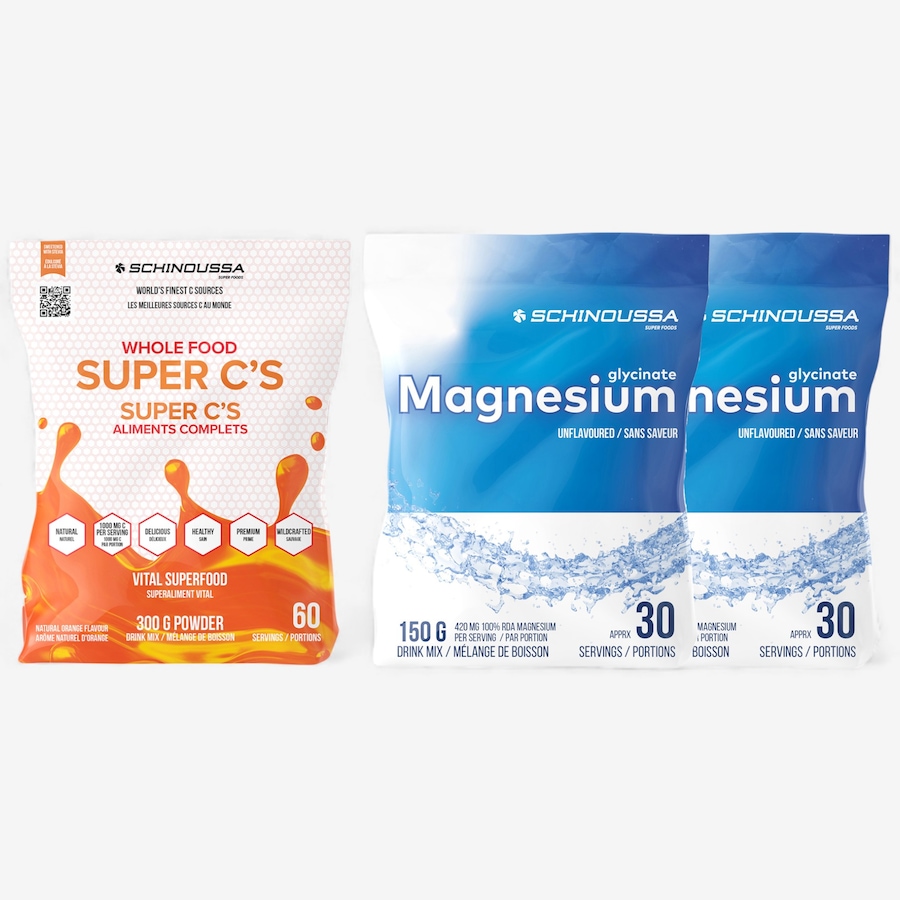 Image 752616_UNFLA.jpg, Product 752-616 / Price $109.99, Schinoussa Magnesium with Super C's Bundle from Schinoussa on TSC.ca's Health & Fitness department