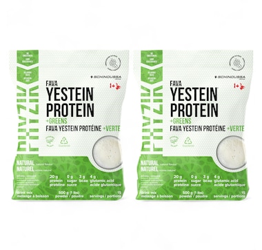 Schinoussa Phyzik Fava Yestein Protein + Greens Duo