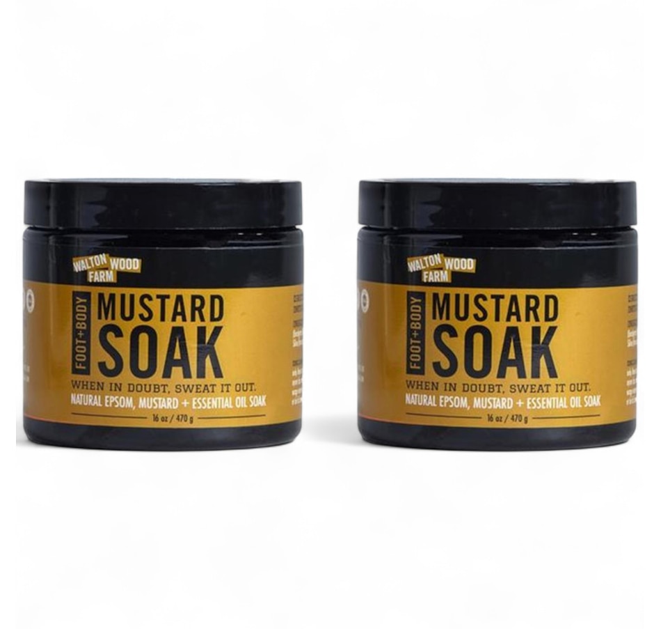 Image 752626.jpg, Product 752-626 / Price $43.99, Walton Wood Farm Foot + Body Mustard Soak (2 Pack) from Walton Wood Farm on TSC.ca's Beauty department