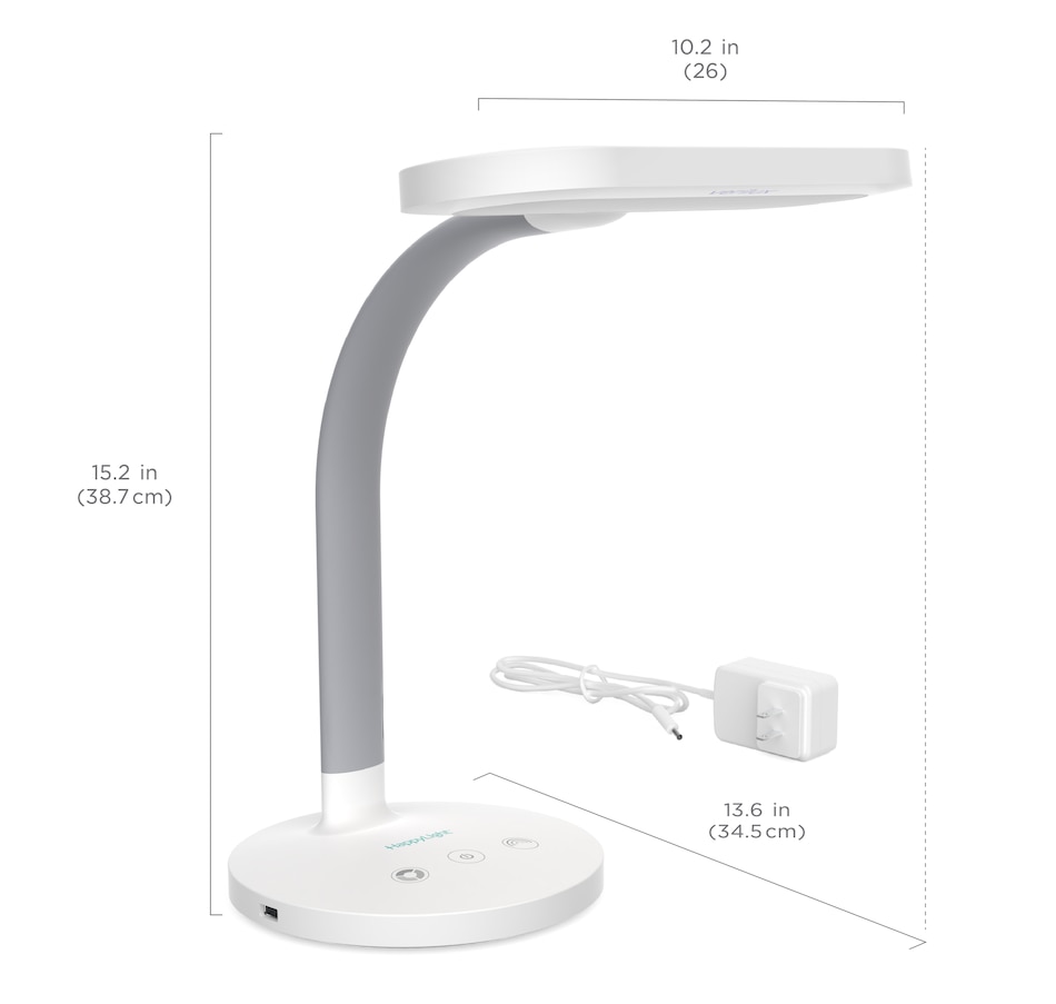 Image 752635_ALTMORE5.jpg, Product 752-635 / Price $129.99, Verilux HappyLight Duo 2-in-1 Light Therapy and Task Desk Lamp from Verilux on TSC.ca's Home & Garden department