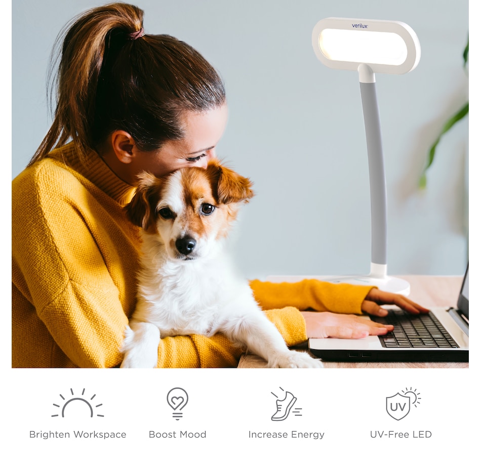 Image 752635_ALTMORE9.jpg, Product 752-635 / Price $129.99, Verilux HappyLight Duo 2-in-1 Light Therapy and Task Desk Lamp from Verilux on TSC.ca's Home & Garden department