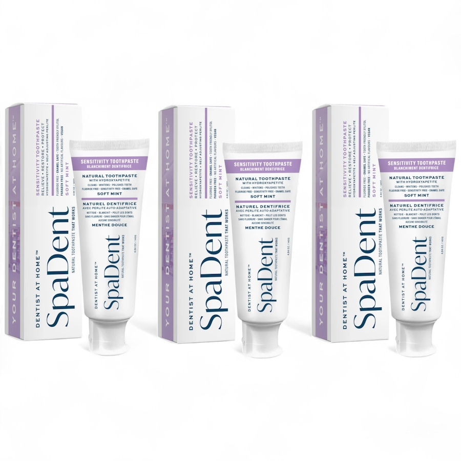 Image 752641.jpg, Product 752-641 / Price $41.00, Spa Dent Sensitivity Toothpaste Soft Mint Trio from Spa Dent SD Naturals on TSC.ca's Beauty department