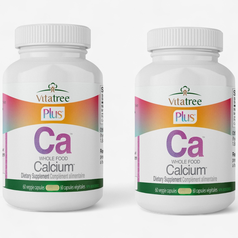 Image 752653.jpg, Product 752-653 / Price $75.99, VitaTree Plus Whole Food Calcium Capsules 60-Day from VitaTree Nutritionals on TSC.ca's Health & Fitness department