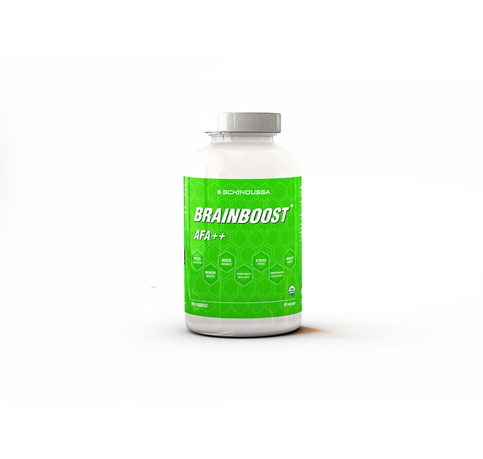 Image 752660.jpg, Product 752-660 / Price $37.99, Schinoussa BrainBoost AFA++ Supplement 60-count from Schinoussa on TSC.ca's Health & Fitness department