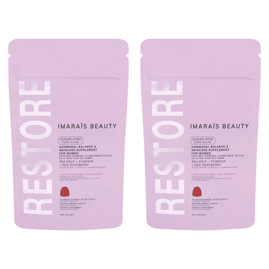 Image 752667.jpg, Product 752-667 / Price $39.99, Imaraïs Beauty Restore Hormonal Balance for Women and Skincare Gummies Duo from IMARAÏS Beauty on TSC.ca's Health & Fitness department