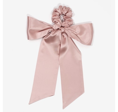 Re.Vityl Silk Magic Bow Scrunchie &amp; Ribbon (Pink) 