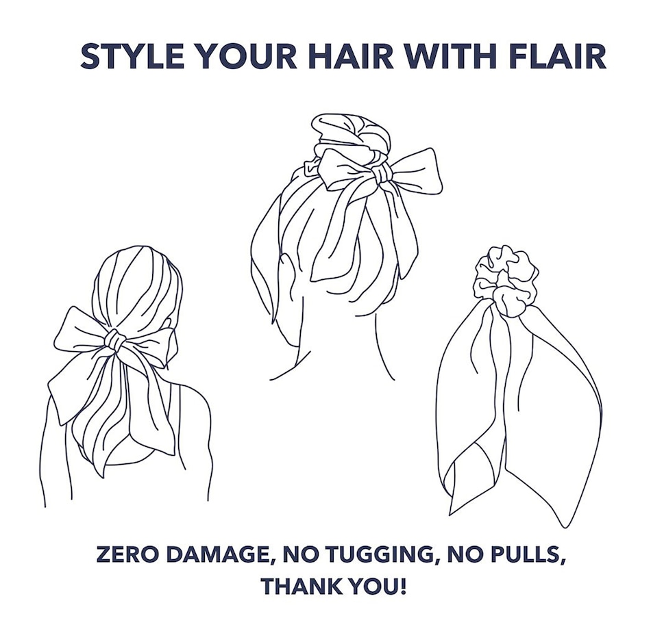 Image 752684_ALTMORE2.jpg, Product 752-684 / Price $40.59, Re.Vityl Silk Magic Bow Scrunchie & Ribbon (Pink) from RE.VITYL® on TSC.ca's Beauty department