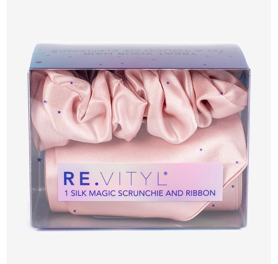 Image 752684_ALTMORE3.jpg, Product 752-684 / Price $40.59, Re.Vityl Silk Magic Bow Scrunchie & Ribbon (Pink) from RE.VITYL® on TSC.ca's Beauty department