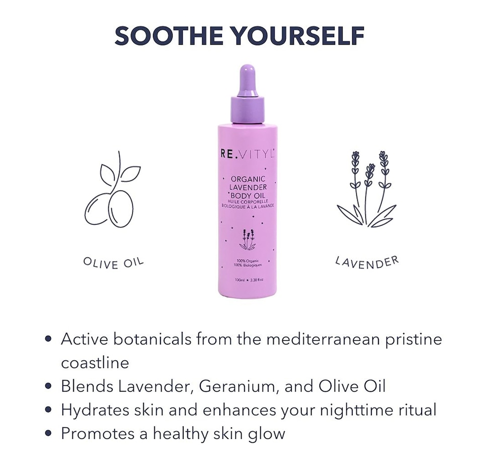 Image 752685_ALTMORE2.jpg, Product 752-685 / Price $47.59, Re.vityl Organic Lavender Body Oil from RE.VITYL® on TSC.ca's Beauty department