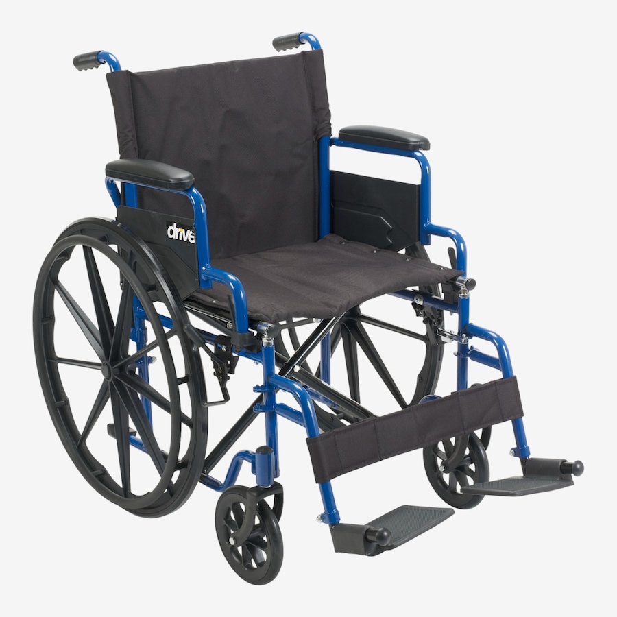 Image 752724.jpg, Product 752-724 / Price $520.00, Drive Blue Streak Elevating Leg Rests, 20" Seat Wheelchair from Drive Medical on TSC.ca's Health & Fitness department